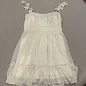 Lush Cream Spaghetti Strap Sundress